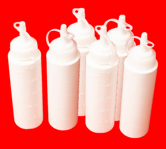 Six 8+ oz Squeezable Bottles of EZZ Tile Paint